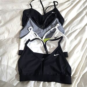 4 Nike Indy sports bras bundle